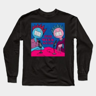 Pod Ween Satan Show Logo Long Sleeve T-Shirt